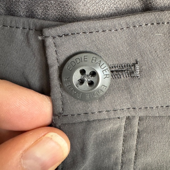 Eddie Bauer Men's 36x32 TECH Pants Outdoor Performance Lightweight Hiking Gray - Picture 6 of 15